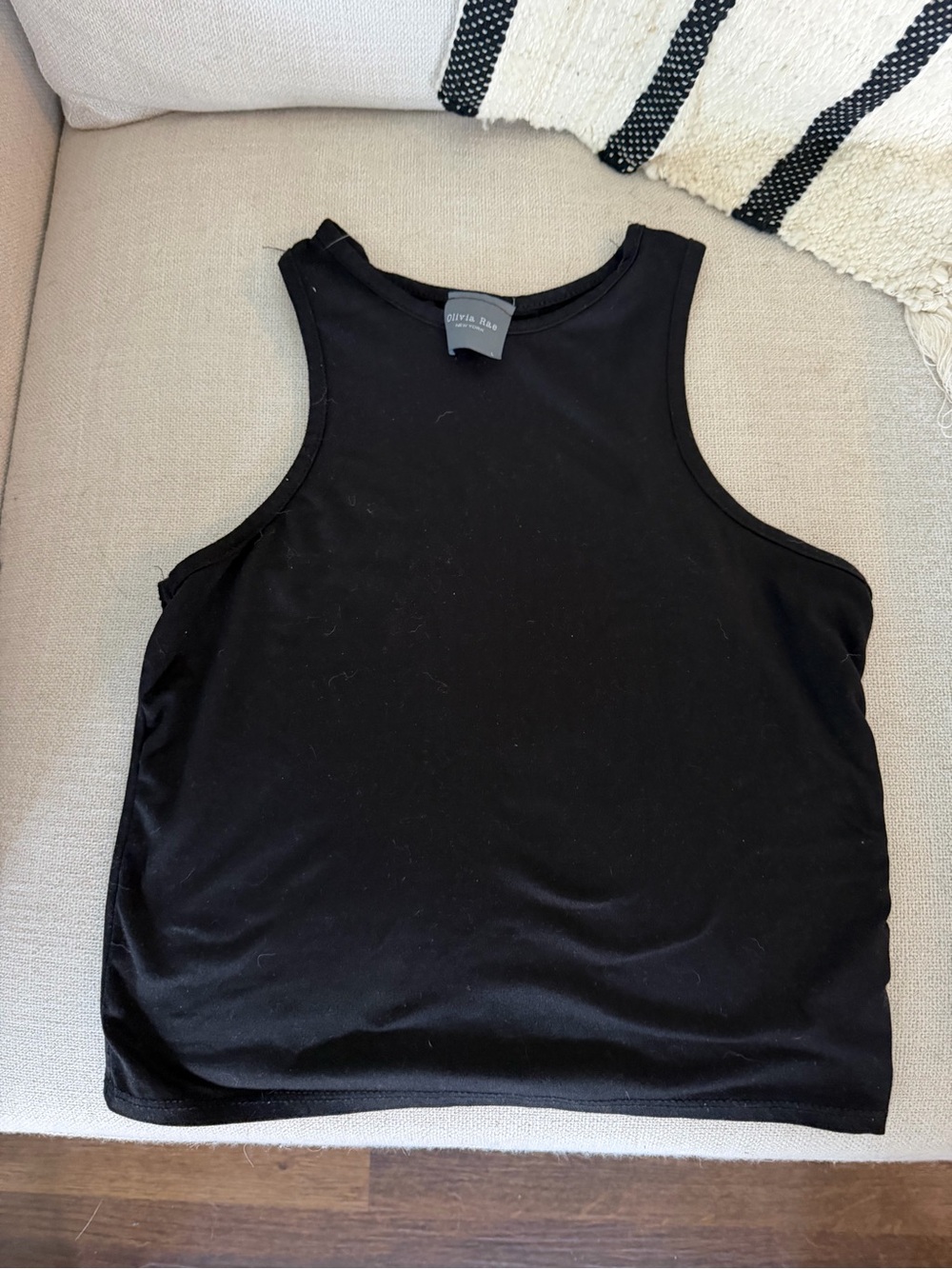 Olivia Rae Black Racerback Tank